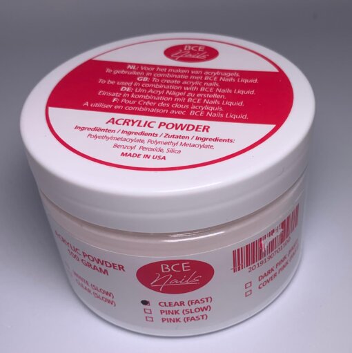 Acryl Poeder Clear Fast 100gr - Afbeelding 2