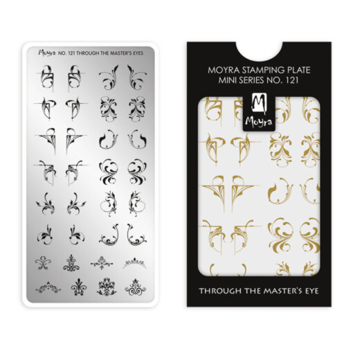 Moyra Nail Art mini stempelplaat 121