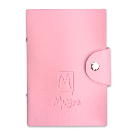Moyra stempelplaat houder roze