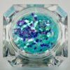 Glitter Diamond Shape 07 Blauw