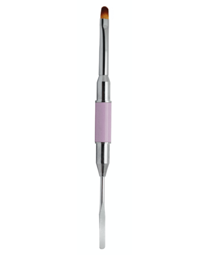 Spatula met penseel