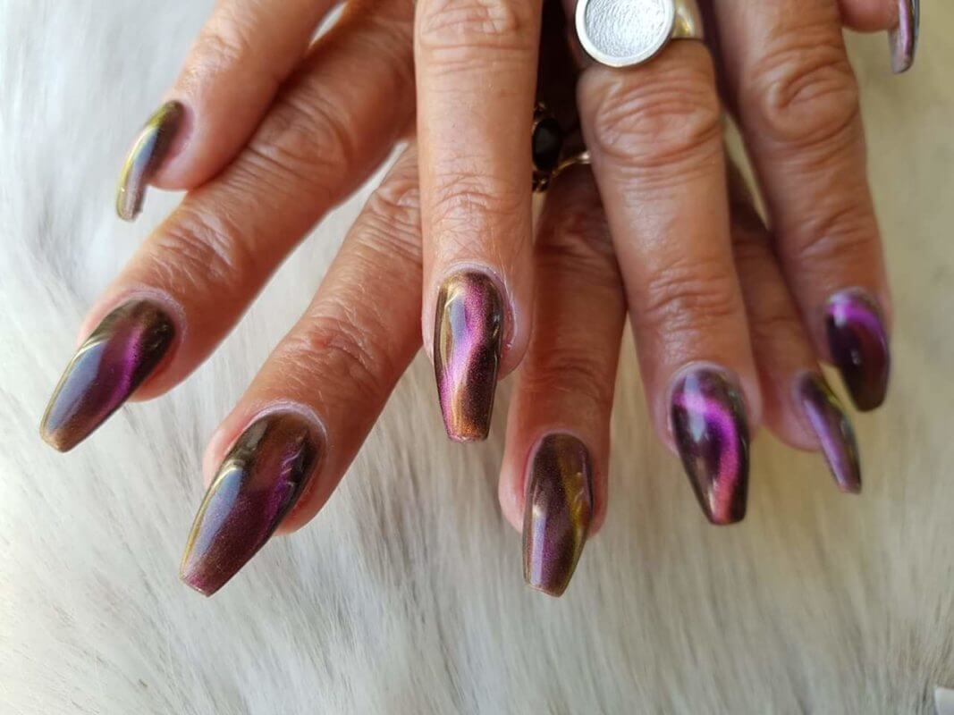 Nail Art cat eye gelpolish nagel