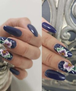 Nail Art - Gelpolish geverfde bloemen