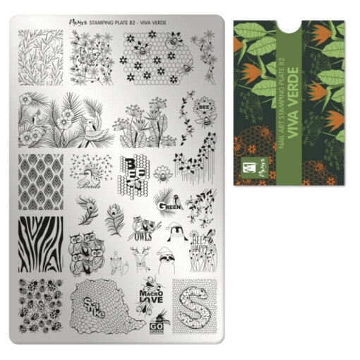 Moyra Stamping plate - 82 - Viva Verde