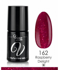 Vasco gelpolish V162 - Raspberry Delight - Rood - Glitter