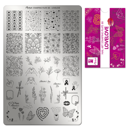 Moyra Nail Art stempelplaat 88 Lovelove