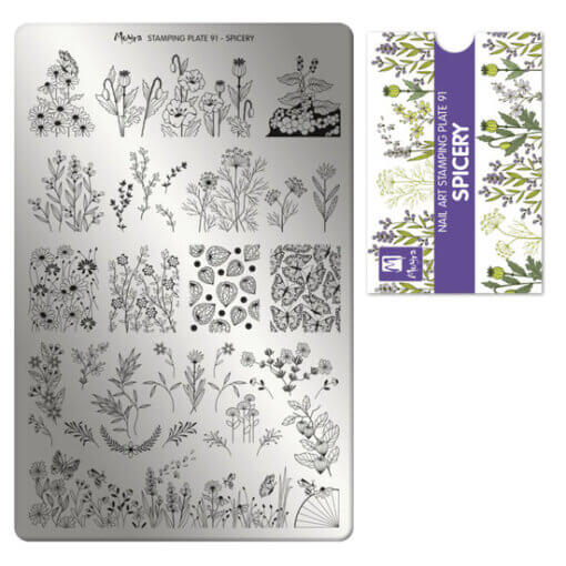 Moyra Nail Art stempelplaat 91 Spicery
