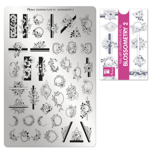Moyra Nail Art stempelplaat 93 Blossometry 2