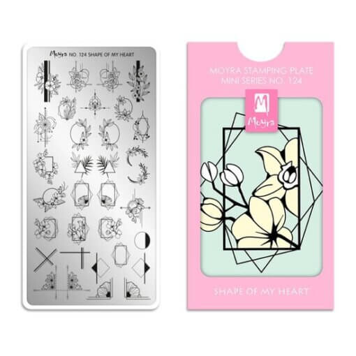 Moyra Nail Art mini stempelplaat 124