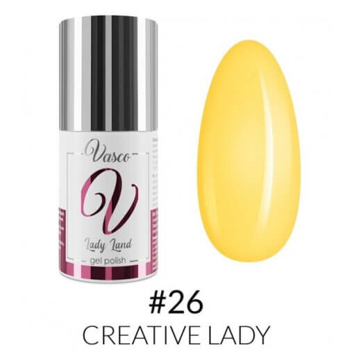 Vasco gelpolish 026 Creative Lady 6ml - Lady Land