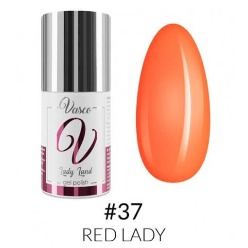 Vasco gelpolish 037 Red Lady 6ml - Lady Land