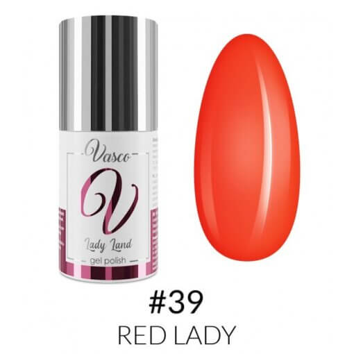 Vasco gelpolish 039 Red Lady 6ml - Lady Land