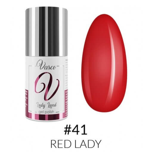 Vasco gelpolish 041 Red Lady 6ml - Lady Land