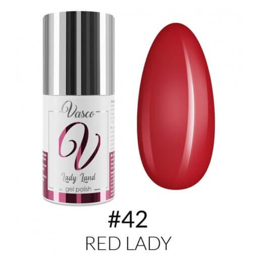 Vasco gelpolish 042 Red Lady 6ml - Lady Land