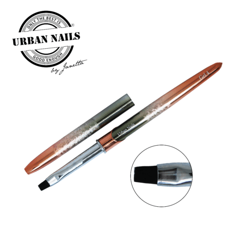 Rose Gold Gel Flat 4 penseel - Urban Nails