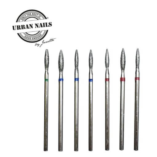 Urban Nails Manicure Set Silver (7 bitjes)