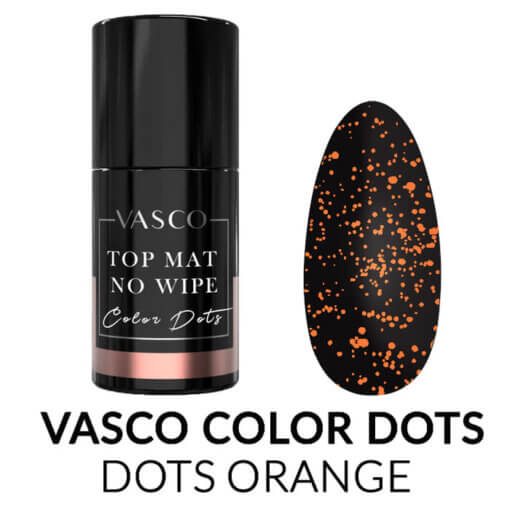 Vasco - No Wipe Matte Top Dots - 04 Orange