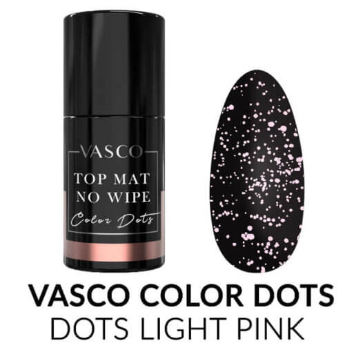 Vasco - No Wipe Matte Top Dots - 05 Light Pink