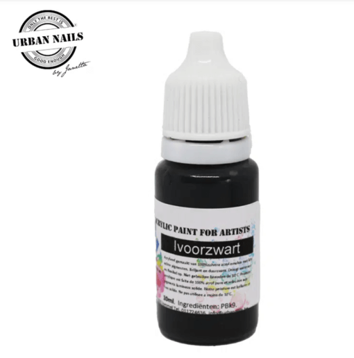 Urban Nails Pure Paint - Ivoorzwart