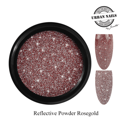 Urban Nails - Reflective powder - Rosegold