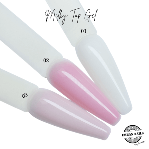 Urban Nails Milky Top Gel 15ml - 01 - Afbeelding 2