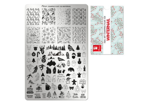 Moyra nailart Stamping Plate 128 Winternail