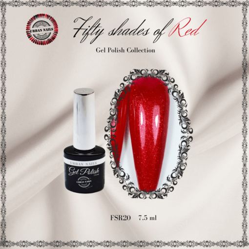 Fifty Shades of Red Gel Polish - 20
