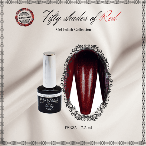 Fifty Shades of Red Gel Polish - 35