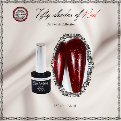 Fifty Shades of Red Gel Polish - 40