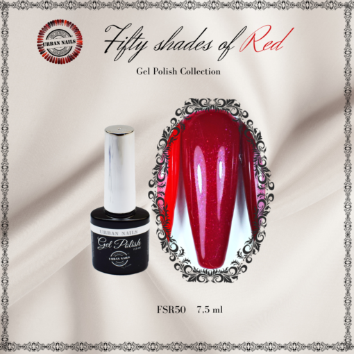 Fifty Shades of Red Gel Polish - 50