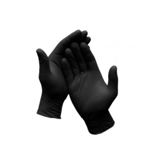 Nitrille handschoenen zwart - 100 stuks
