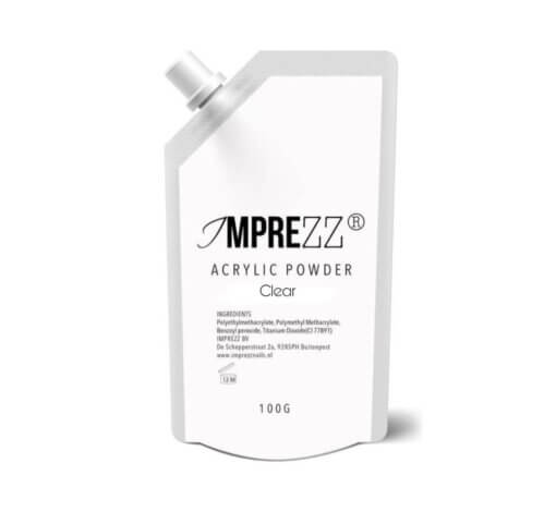 Imprezz - Acrylpoeder 100gr. - Clear