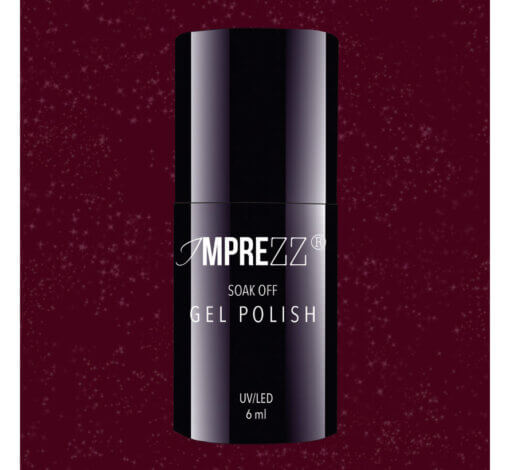 IMPREZZ® Gellak | 24 | 6 ml. | Donkerrood shimmer