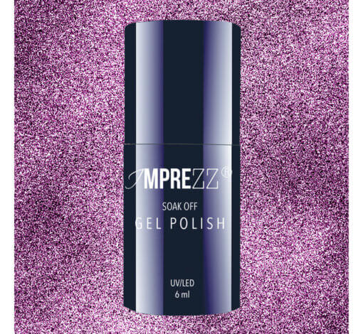IMPREZZ® Gellak | 25 | 6 ml. | Oudroze glitter