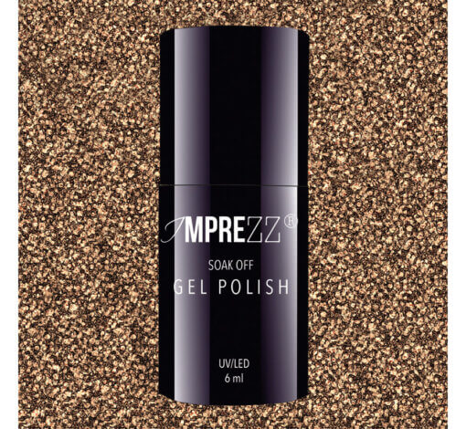 IMPREZZ® Gellak | 09 | 6 ml. | Champagne Glitter