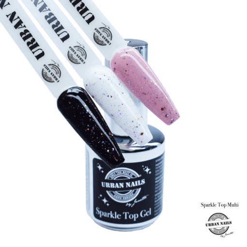 Sparkle Topcoat Multi - Urban Nails