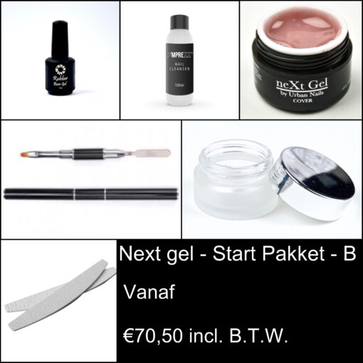 Start pakket - Urban Nails - Next Gel (B)