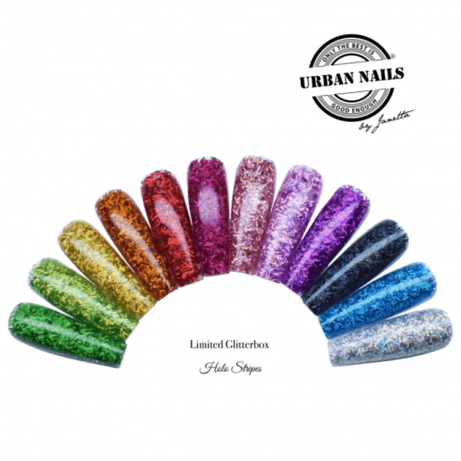 Urban Nails Limited Edition Glitterbox Holo Stripes