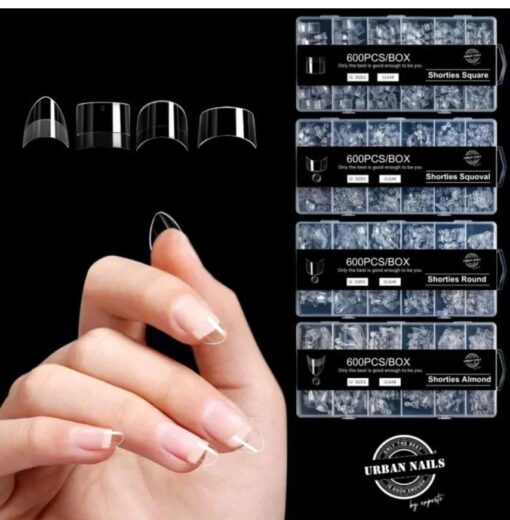 Urban Nails Tip box Shorties round - Afbeelding 2