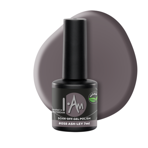 I.Am Soak Off Gel Polish 058 Ash-Ley 7ml