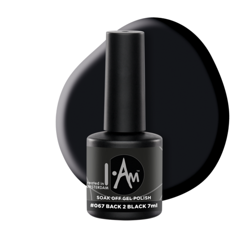 I.Am Soak Off Gel Polish 067 Back 2 Black 7ml