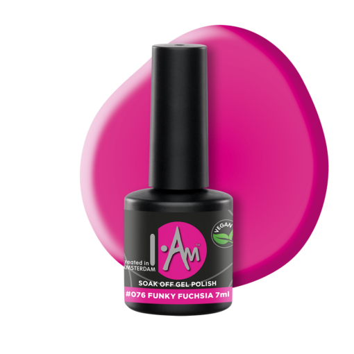 I.Am Soak Off Gel Polish 076 Funky Fuchsia 7ml