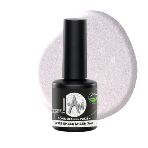 I.Am Soak Off Gel Polish 118 Sheer Sheen 7ml