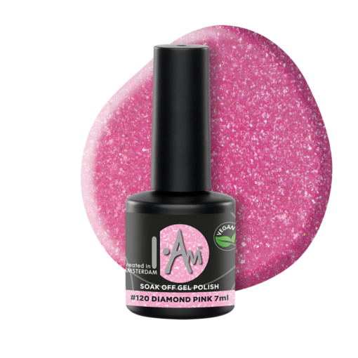 I.Am Soak Off Gel Polish 120 Diamond Pink 7ml