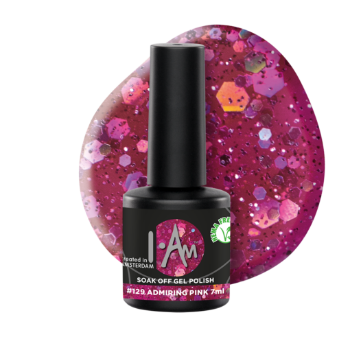 I.Am Soak Off Gel Polish 129 Admiring Pink 7ml