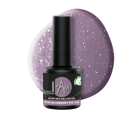 I.Am Soak Off Gel Polish 136 Blueberry Pie 7ml