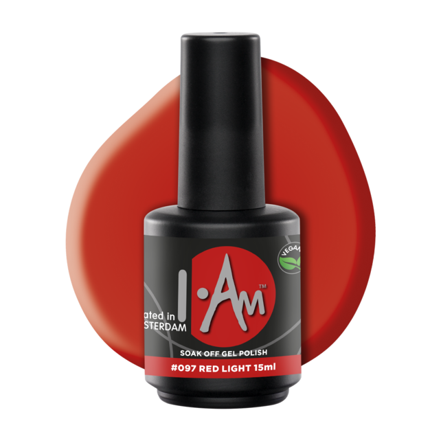 I.Am Soak Off Gel Polish 097 Red Light 15ml