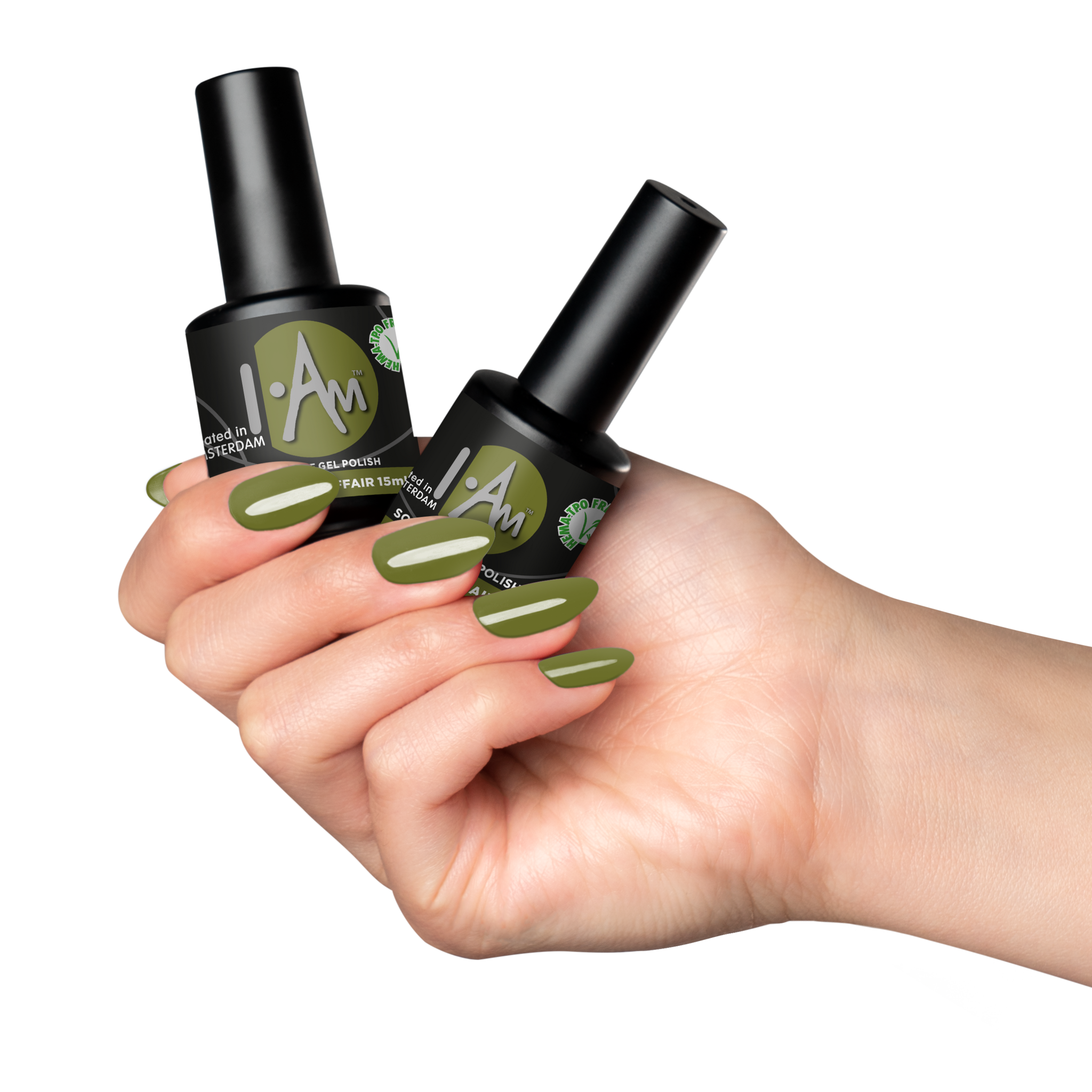 I.am 202 soak off gelpolish Olive affair 7 ml. - Afbeelding 4