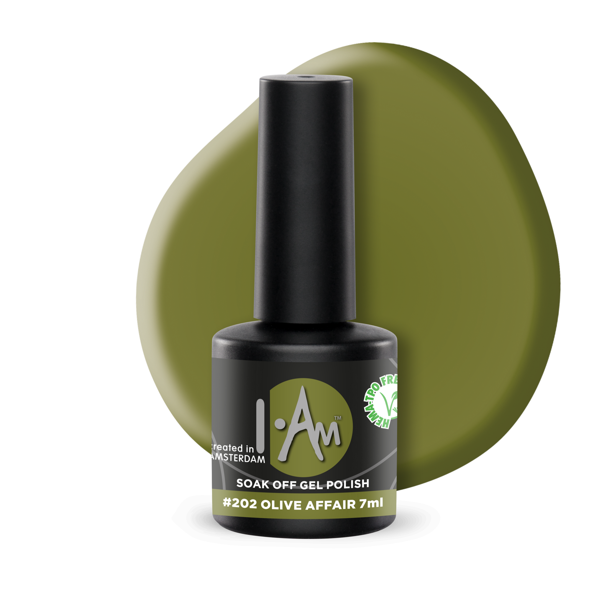 I.am 202 soak off gelpolish Olive affair 7 ml.