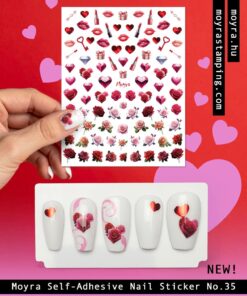 Moyra zelf klevende stickers moyrast35